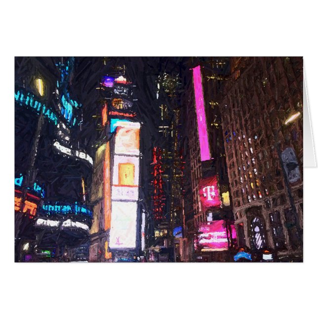 Boa noite na cidade, cartão (Frente Horizontal)