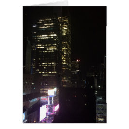 Boa noite na cidade, cartão