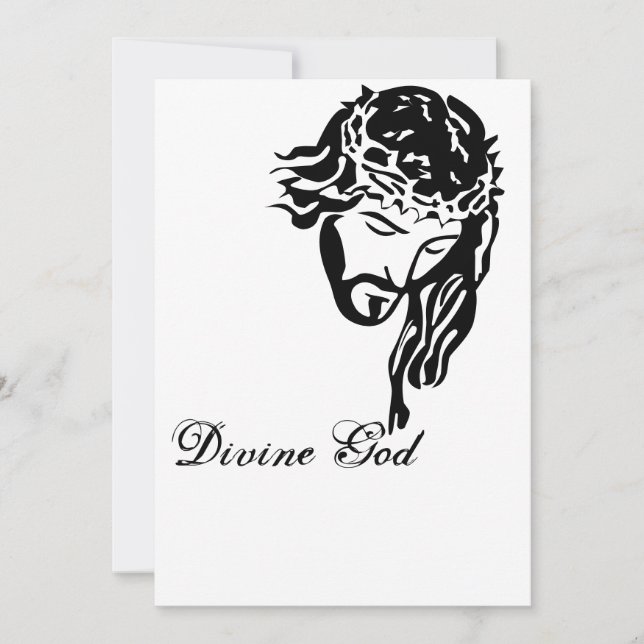 Boa Sexta-feira Divina Cartão Plano Deus (Frente)