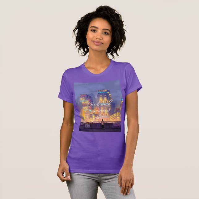Boa sorte no seu novo emprego T-Shirt (Frente Completa)
