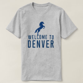 Boa vinda a Denver - t-shirt do cavalo do demónio