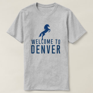 Boa vinda a Denver - t-shirt do cavalo do demónio
