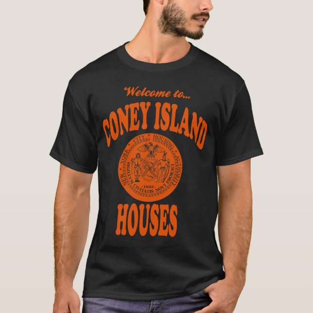 Boa vinda ao t-shirt das casas de Coney Island (Frente)