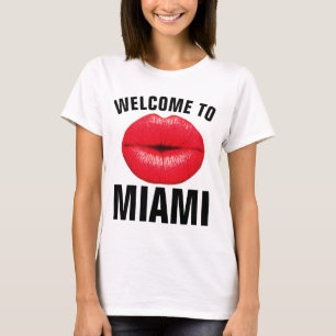 BOA VINDA aos t-shirt de MIAMI