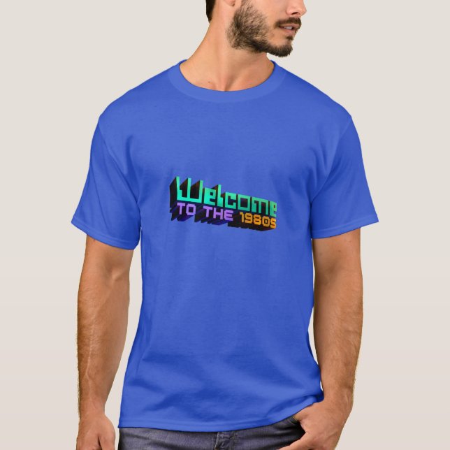 "Boa vinda camisas aos anos 80" (Frente)