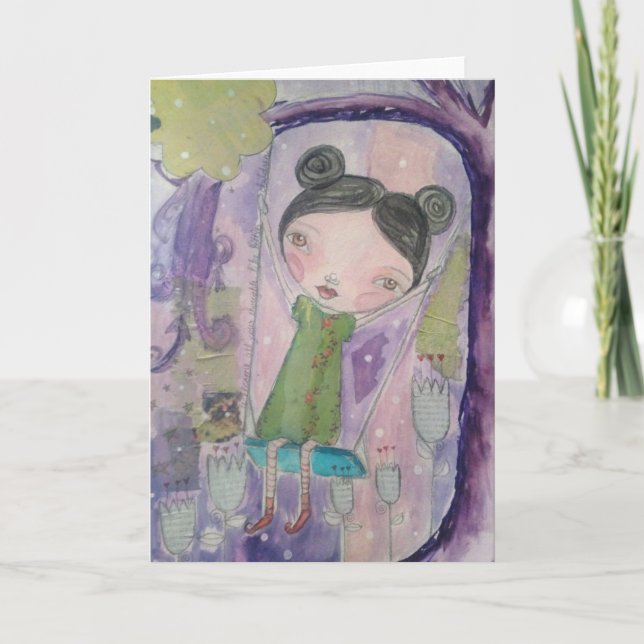 Boa vinda do cartão todos seus pensamentos (Frente)