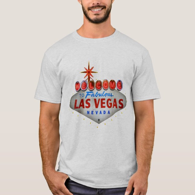 Boa vinda t-shirt de Las Vegas fabuloso, Nevada (Frente)