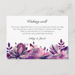 Boa vontade. Inserções de casamento. Roxa