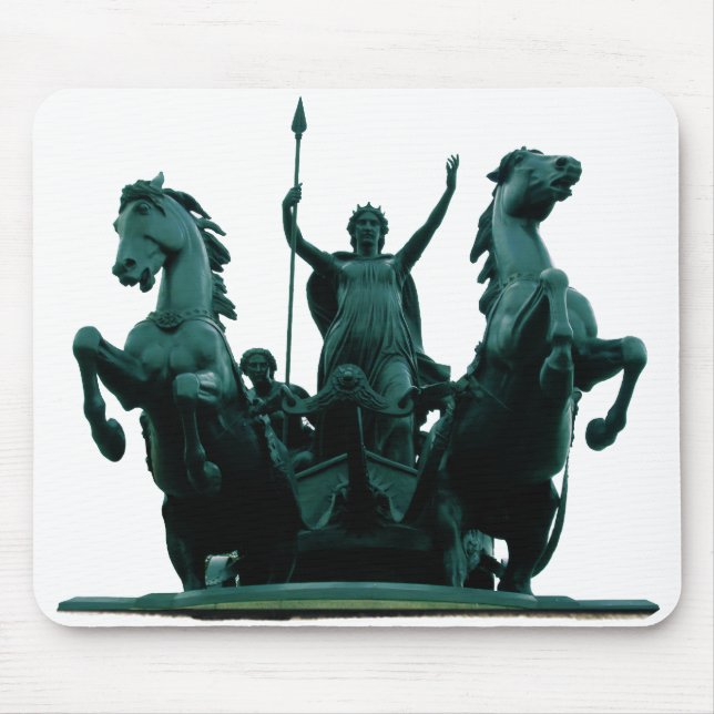 Boadicea Statue-Westminster Bridge-London Mousepad (Frente)
