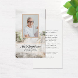 Boardwalk to Beach Funeral Service Memorial Prayer