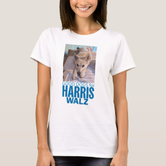 Boas Cães para Harris/Walz para T-Shirts LEVE COLO