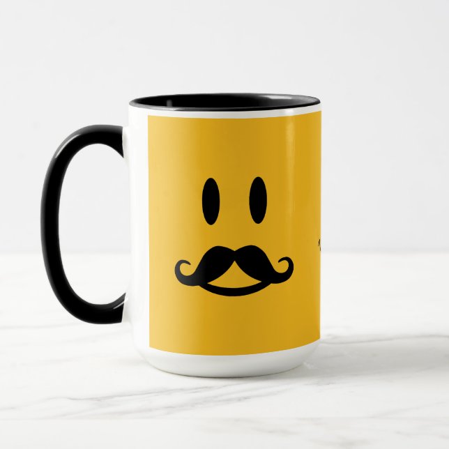 Boas canecas personalizadas do bigode (Esquerda)