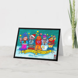 Boas dicas de conforto e cartão de alegria