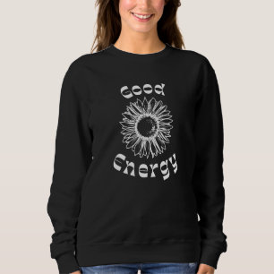 Boas Energias Girassol Trendy Camisetas Gráficas F