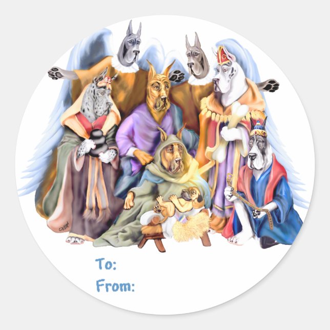 Boas Etiquetas da Natal Dane (Frente)