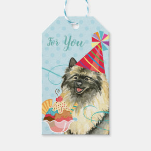 Boas Etiquetas de Presente de Keeshond