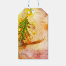 Boas Etiquetas de Presente na Árvore de Natal