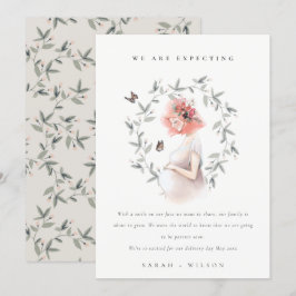 Boas Expectativas Mulheres Foliage Anúncio de Bebê