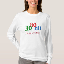 Boas festas camisa customizável do Natal