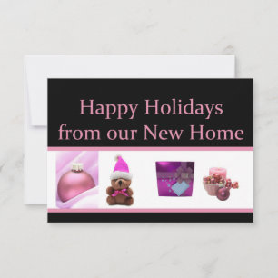 Boas festas - cartão de Natal novo do endereço