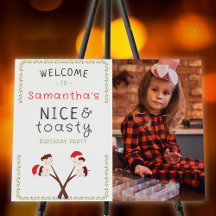 Boas Festas de Marshmallow S'mores Natal Bday Bem-