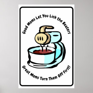 Boas Mães, deixe você bater na Poster