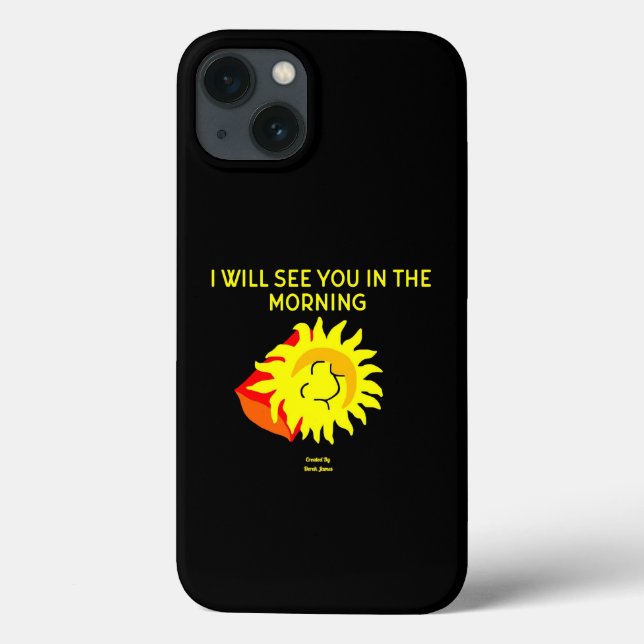Boas Noites Sun Apple iPhone 13 Case (Verso)