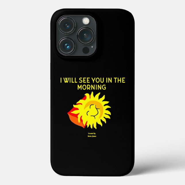 Boas Noites Sun Apple iPhone 13 Pro Case (Verso)