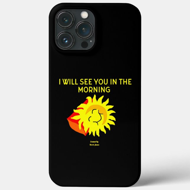 Boas Noites Sun Apple iPhone 13 Pro Max Case (Verso)