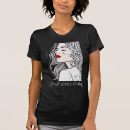 Boas Víbias Apenas T-shirt feminina