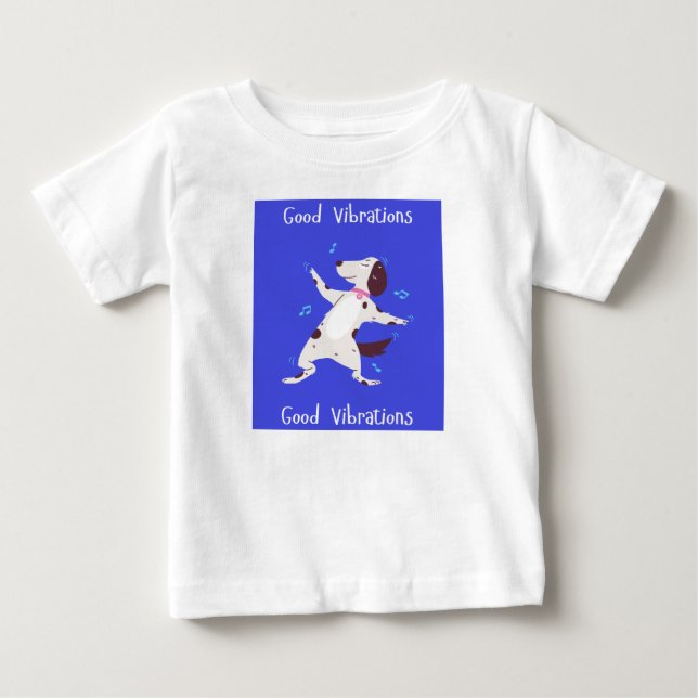 Boas Vibrações Camiseta de Bebê (Frente)