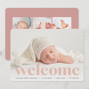 Boas-vindas   Anúncio de nascimento de foto
