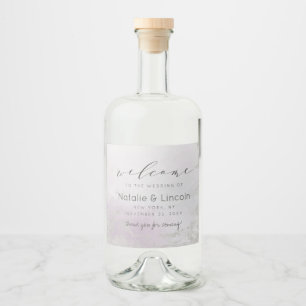 Boas-vindas ao Casamento de Folha de Prata Roxo La