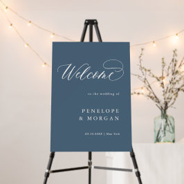 Boas-vindas ao casamento moderno minimalista elega