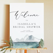 Boas-vindas ao Chá de Noiva do Lago Pine CLOVER Mo