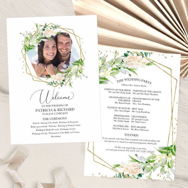 Boas-vindas ao Programa de Cerimônia de Casamento  (Criador carregado)