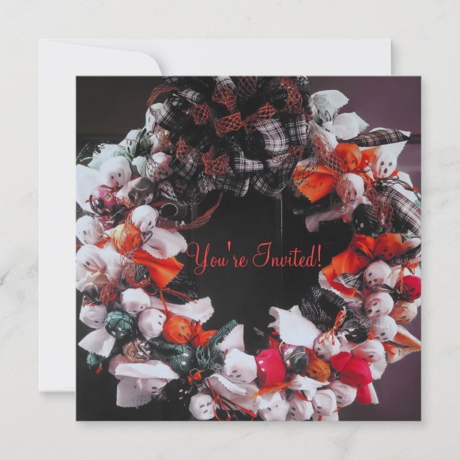 Boas-vindas do Halloween ~ Convites (Frente)