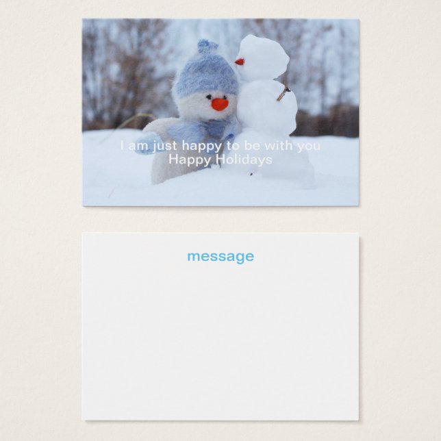 Boas-vindas do inverno (Frente & Verso)