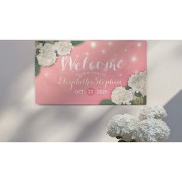 Boas-vindas Hydrangea Flowers String Lights