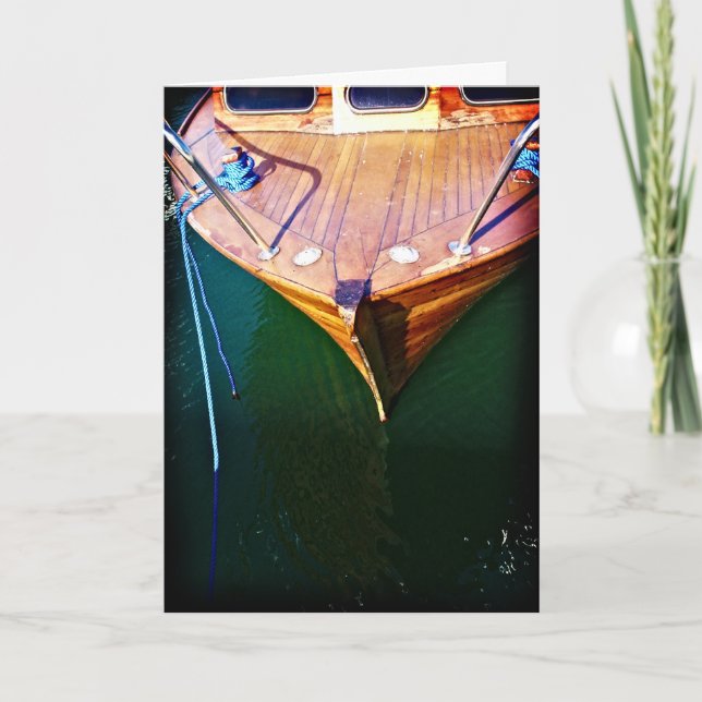 Boat, cartão de saudação (Frente)