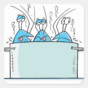 Bob a etiqueta das lagostas