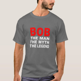 Bob o t-shirt do homem