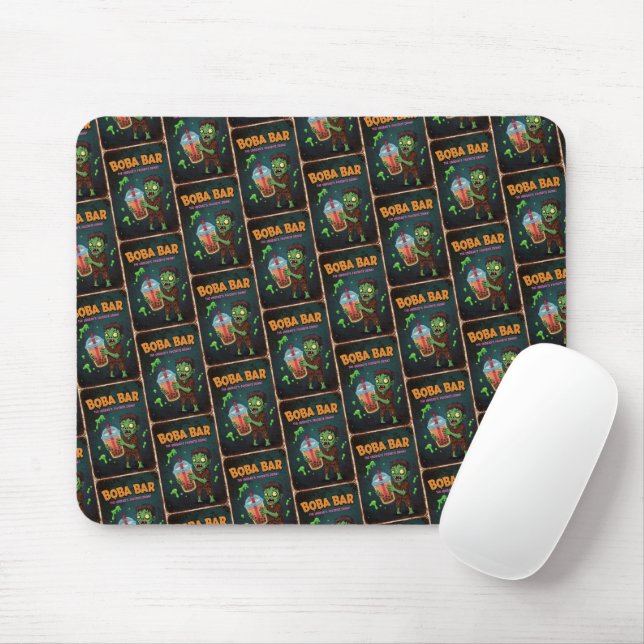 Boba Bar – The Undead’s Favorite Drink! Mousepad (Com mouse)
