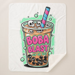 Boba Blast – Beba ou Morra! Cobertor Sherpa