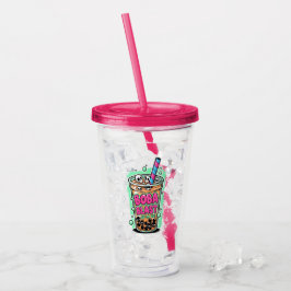 Boba Blast – Beba ou Morra! Copo de Acrílico