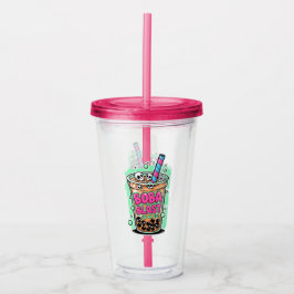 Boba Blast – Beba ou Morra! Copo de Acrílico