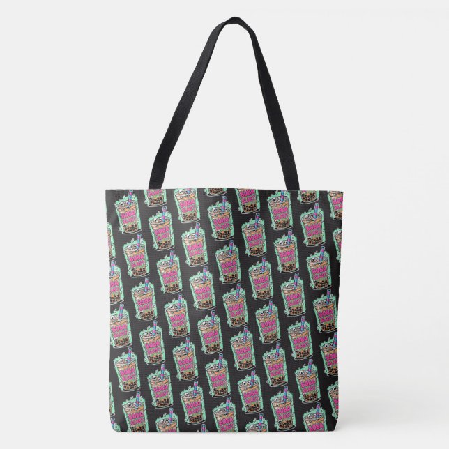 Boba Blast – Sip or Die! Tote Bag (Frente)