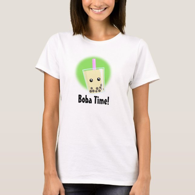 Boba Time! Camiseta (Frente)
