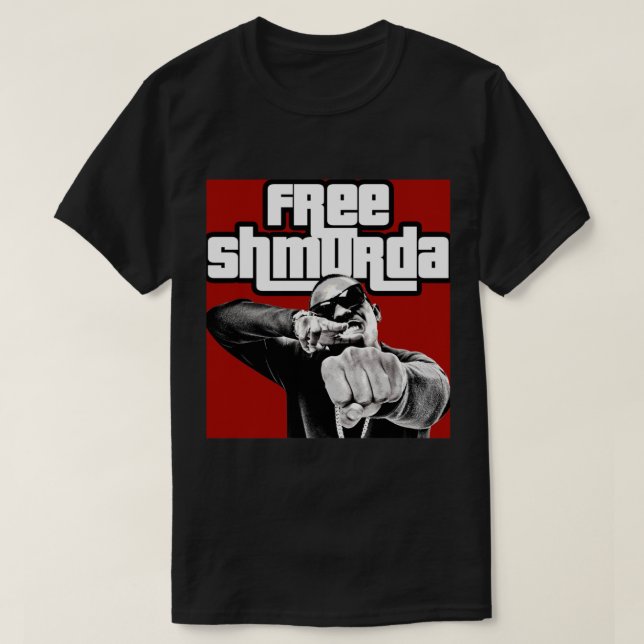 Bobby Shmurda Free Rap Classic T-Shirt (Frente do Design)