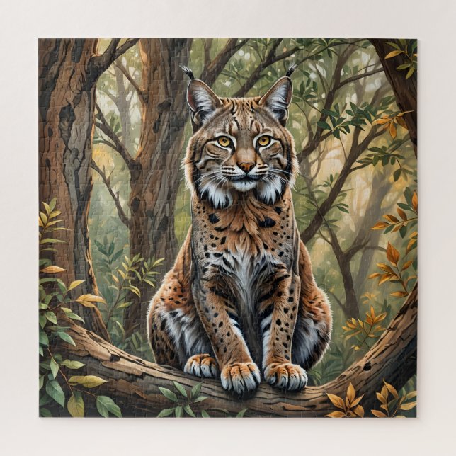 Bobcat Realismo Quebra-cabeça (Vertical)